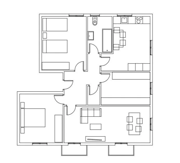 Spacious Apartment With Terrace In Camargo Maliano 0*,  Spain